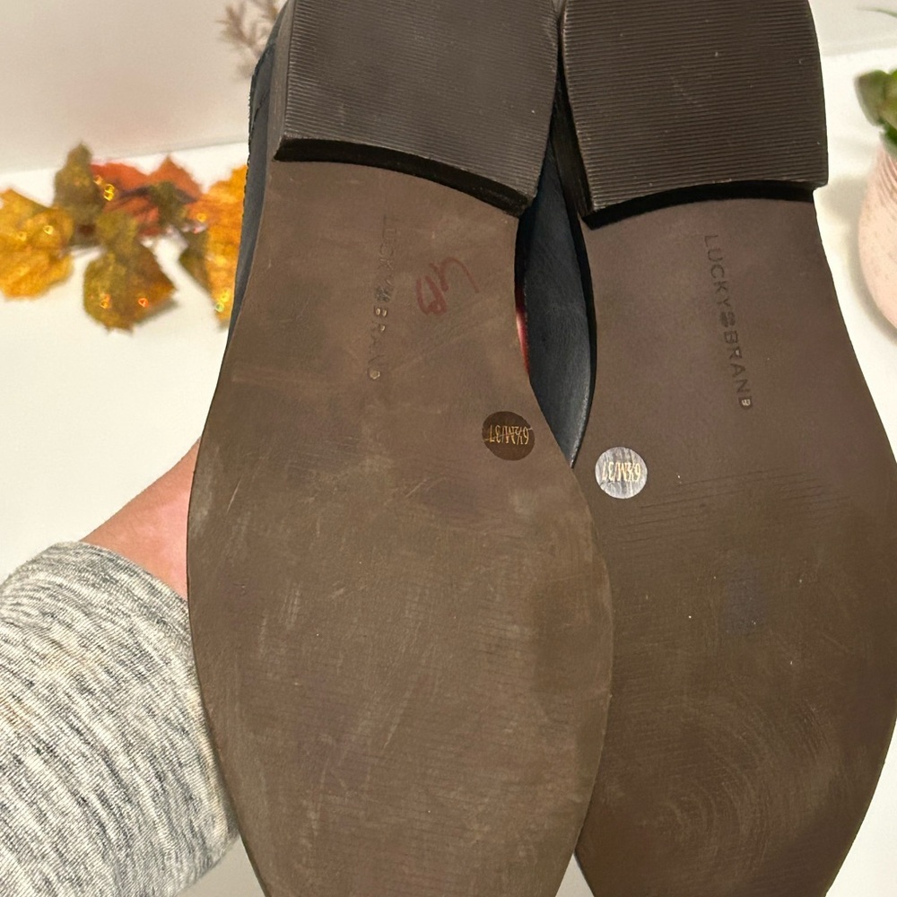 Lucky Brand Dark Gray Men's Slip-On Loafers - Picture 6 of 7